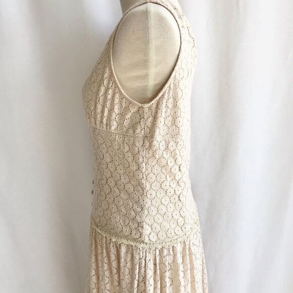 Anthropologie Current Air Lace Boho Maxi Dress XS - Picture 8 of 11